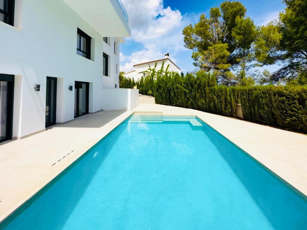 Calpe Villa Lujo Playa Piscina Jardin Barbacoa Ideal Familias Y Grupos Kültér fotó