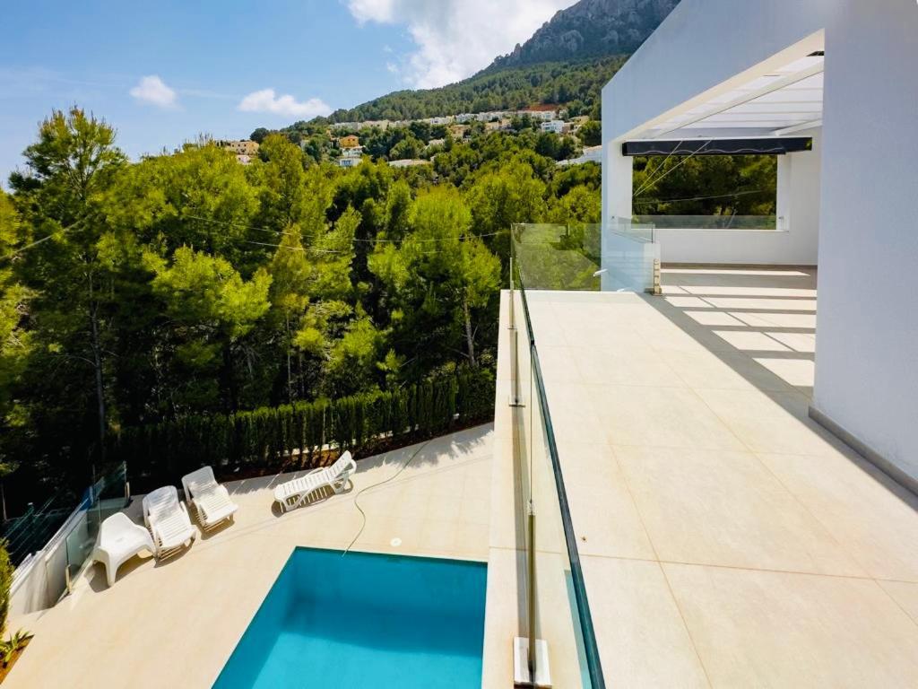 Calpe Villa Lujo Playa Piscina Jardin Barbacoa Ideal Familias Y Grupos Kültér fotó